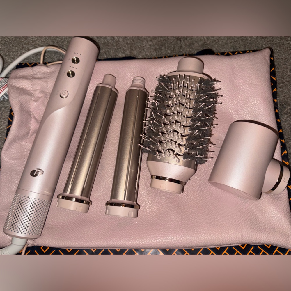 T3 Aire 360 air wrap in blush pink with bag